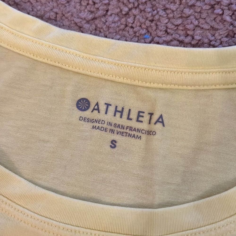 Athleta small yellow tank top - Picture 5 of 5
